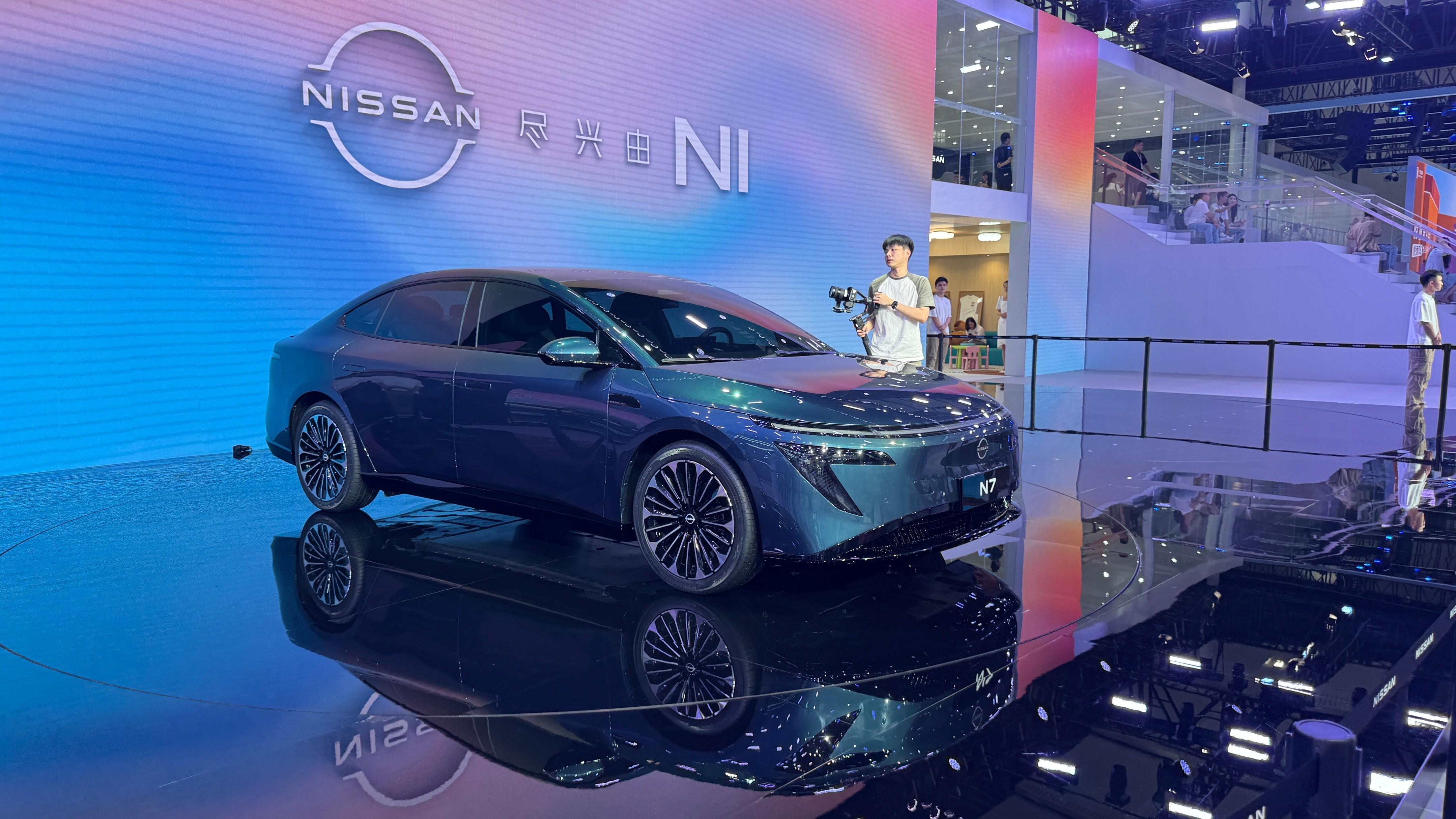 2025年內(nèi)上市！日產(chǎn)全新車型N7在廣州車展首發(fā)亮相