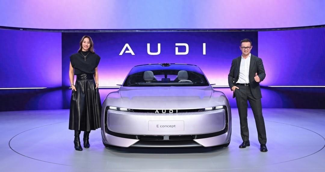 百公里加速3.6 s！奧迪全新品牌AUDI E概念車在廣州車展對外亮相